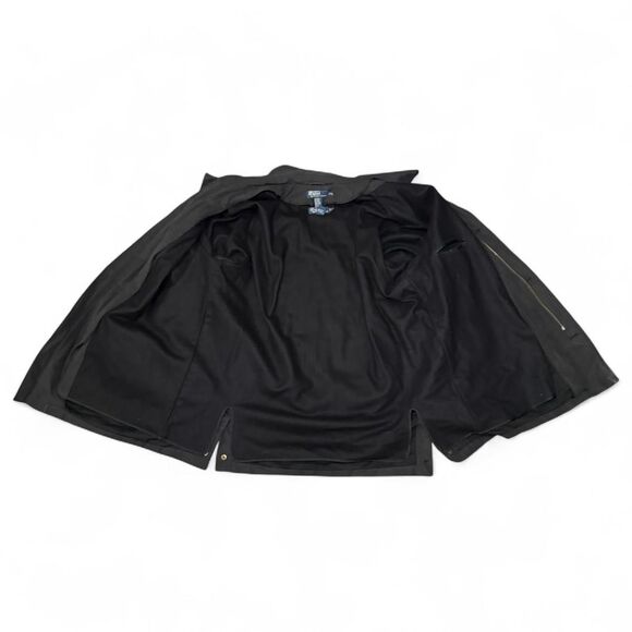 Polo Ralph Lauren Men’s XXL Coat Black Barn Jacket Snap-In Wool Liner Heavy - Picture 3 of 6